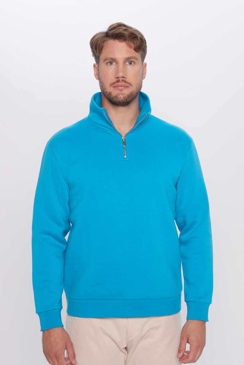 Plain Turquoise Sweatshirt