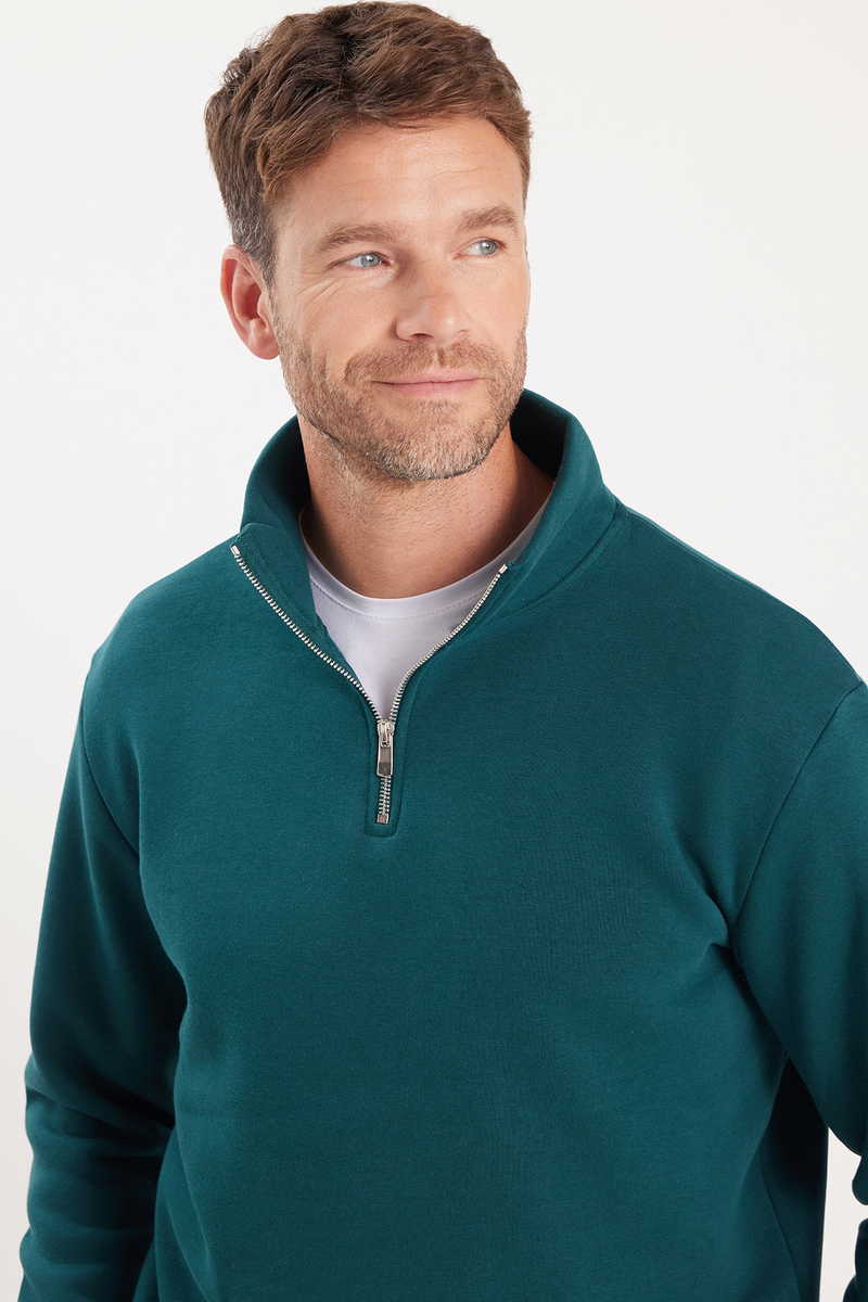 Plain Green Sweatshirt