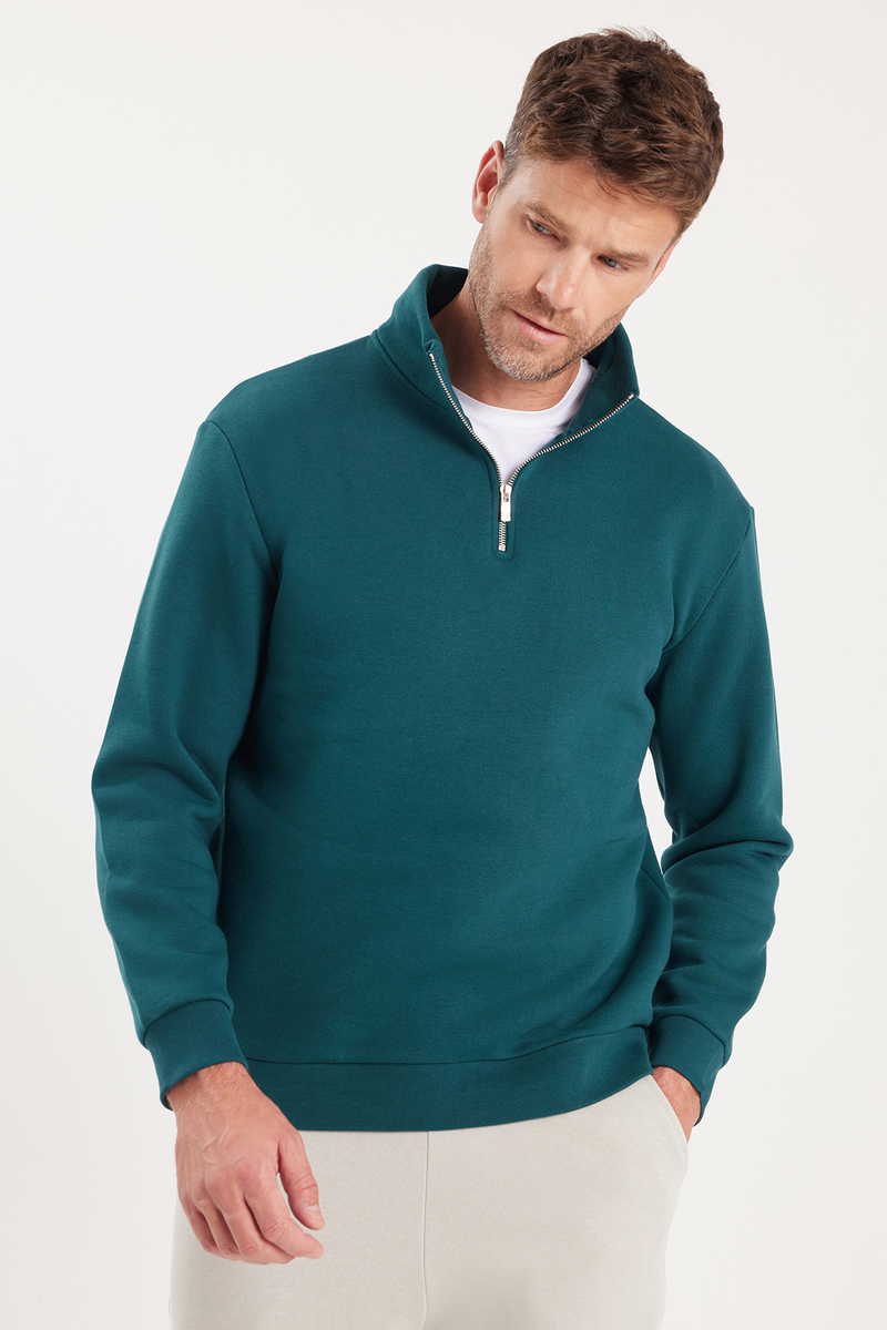 Plain Green Sweatshirt