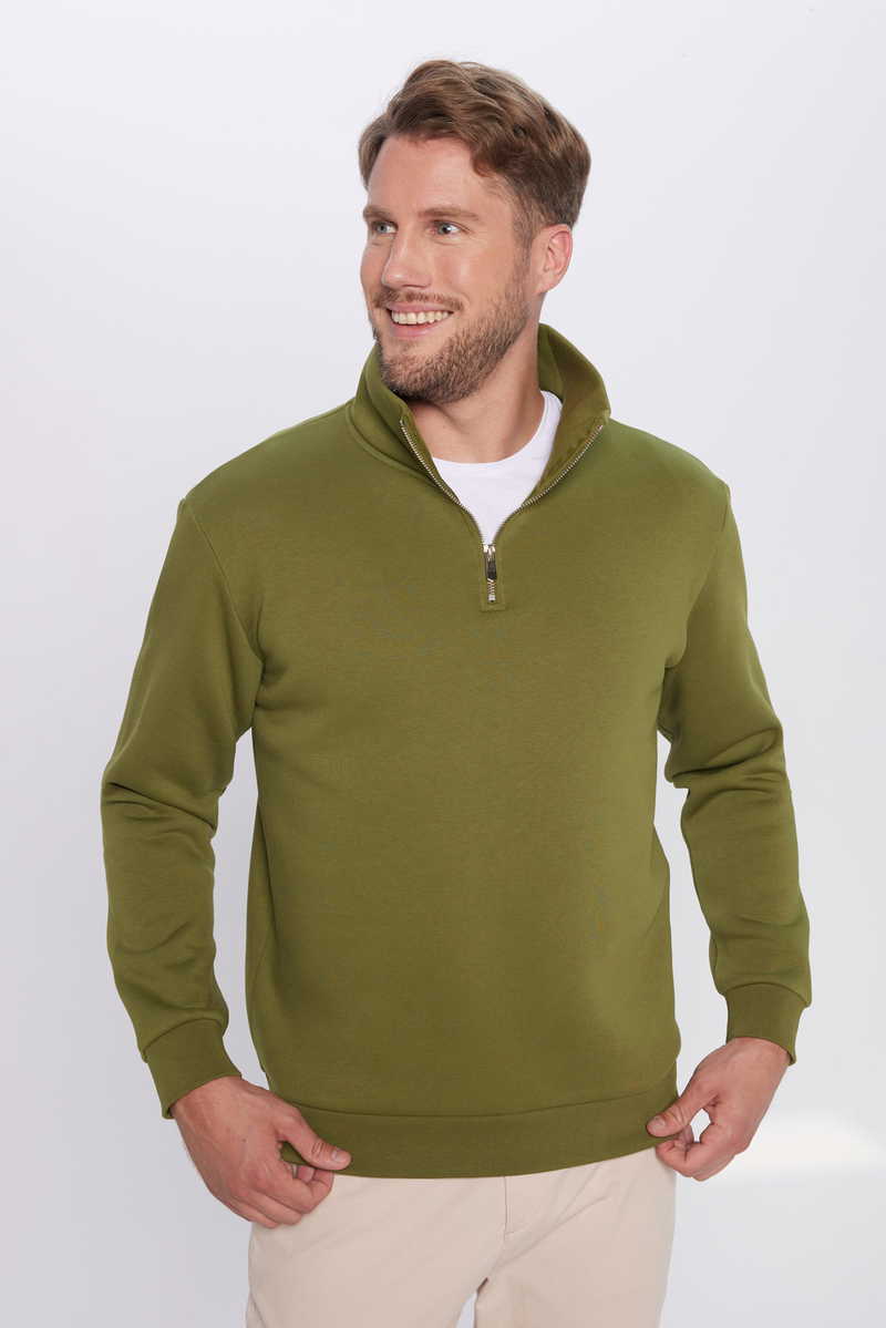 Plain Khaki Sweatshirt