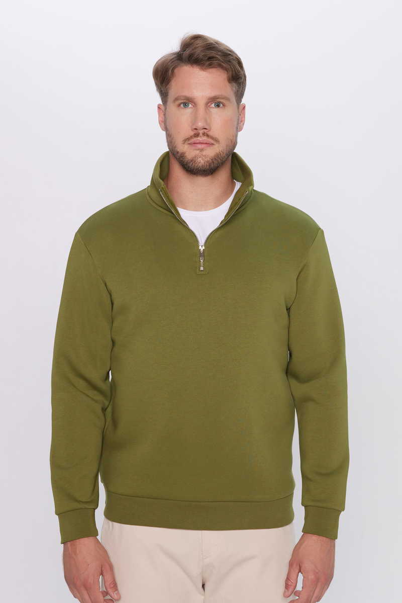 Plain Khaki Sweatshirt