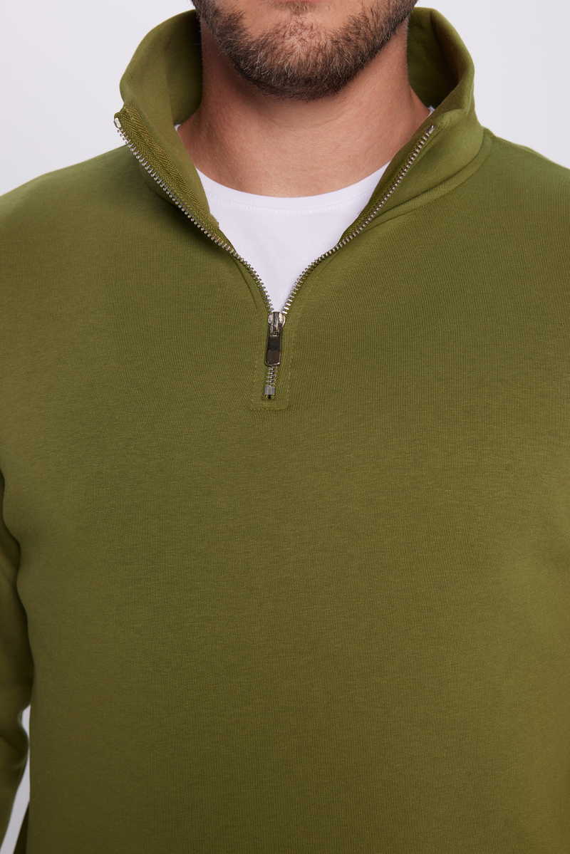 Plain Khaki Sweatshirt