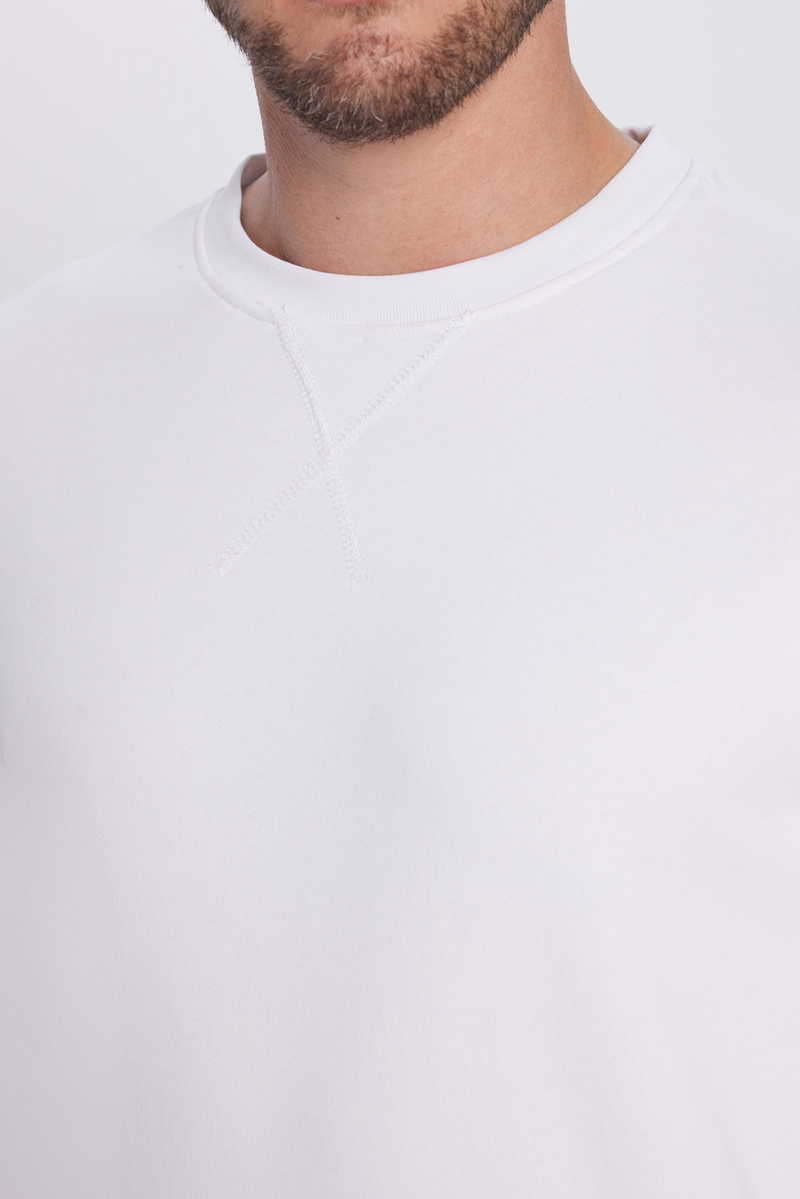 Plain White Sweatshirt