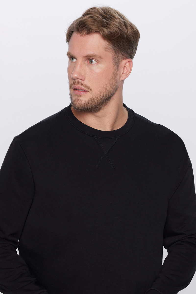 Plain Black Sweatshirt