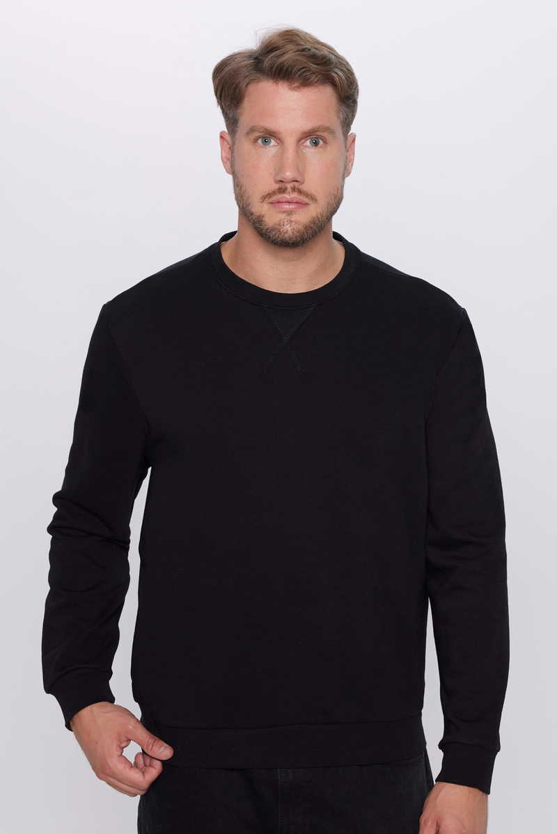 Plain Black Sweatshirt