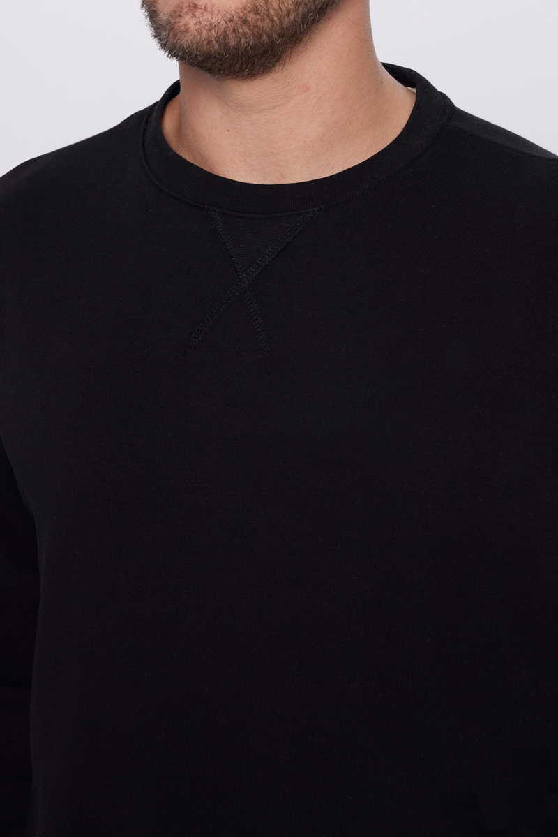 Plain Black Sweatshirt