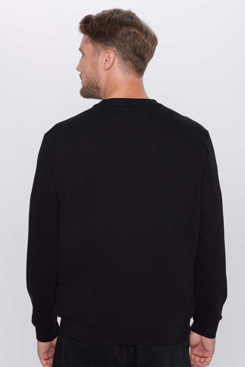 Plain Black Sweatshirt