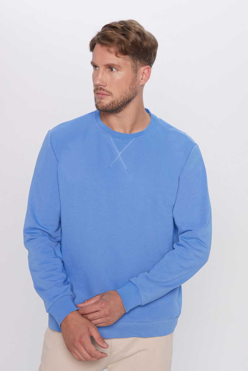 Plain Petrol Sweatshirt