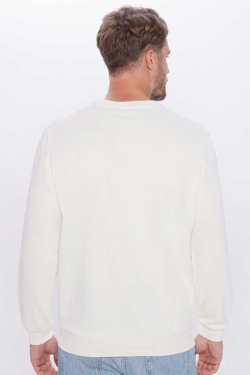 Plain White Sweatshirt