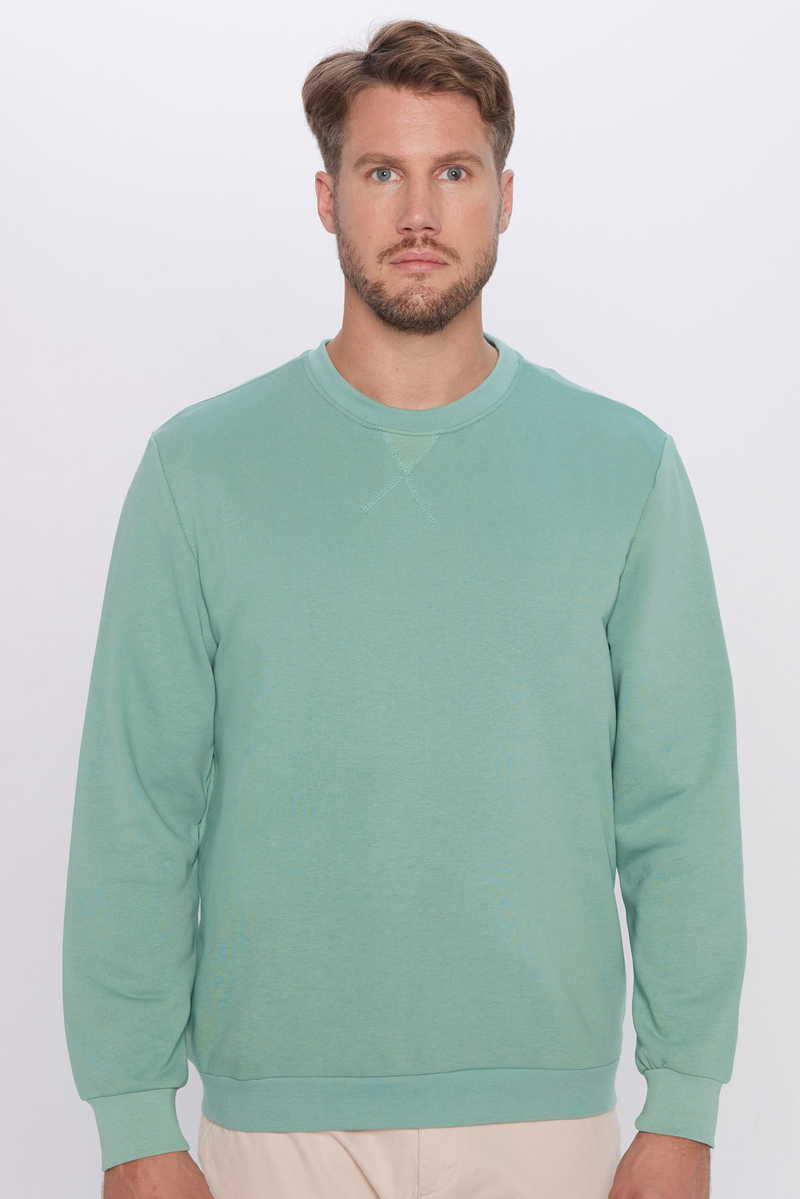 Plain Green Sweatshirt