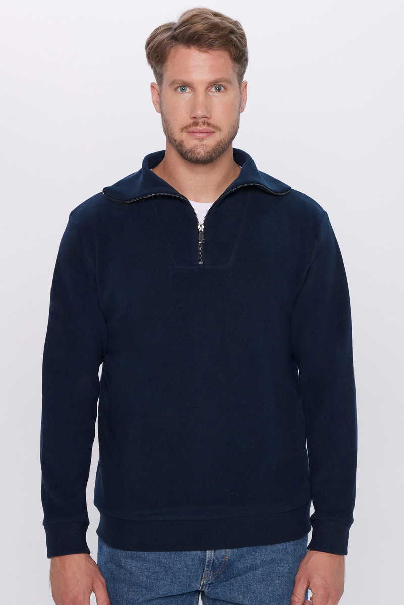 Plain Indigo Sweatshirt