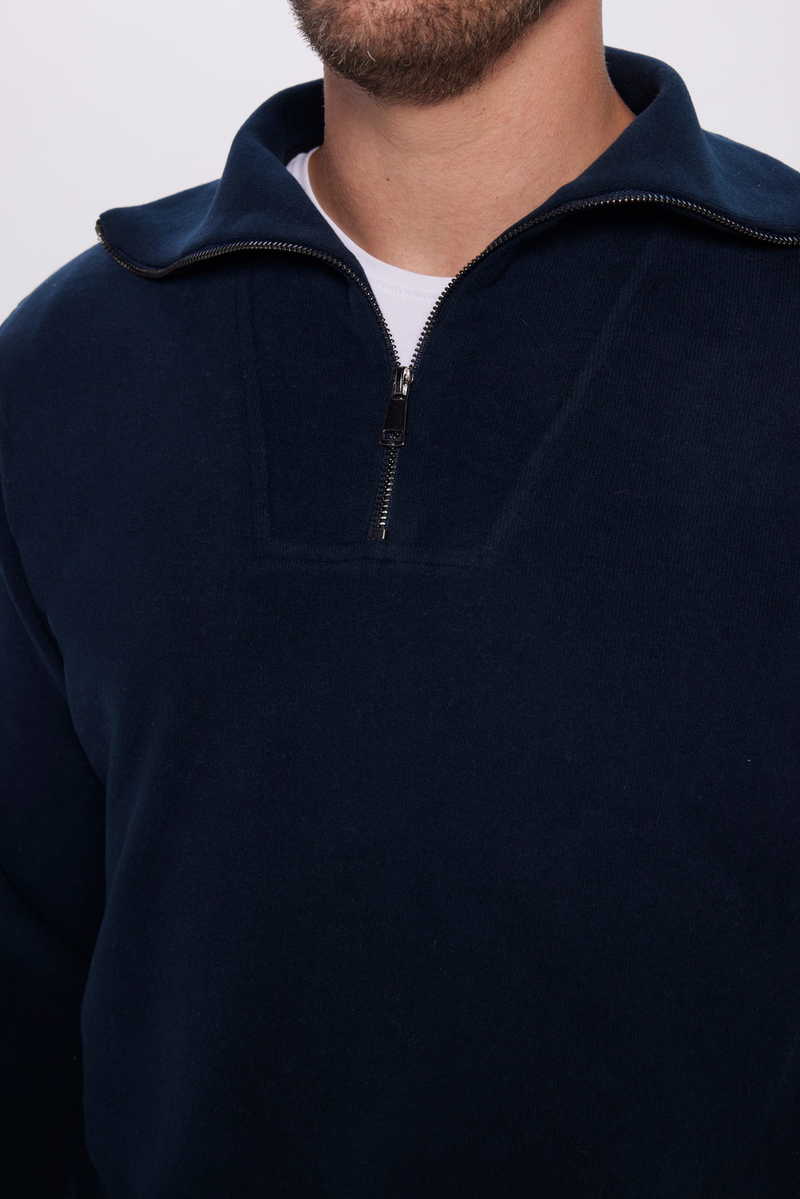 Plain Indigo Sweatshirt