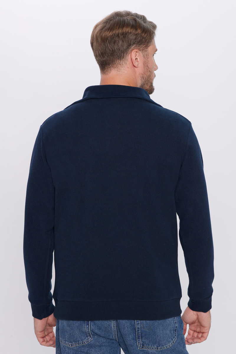 Plain Indigo Sweatshirt