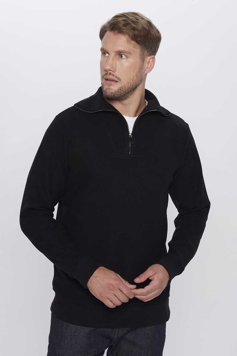 Plain Black Sweatshirt