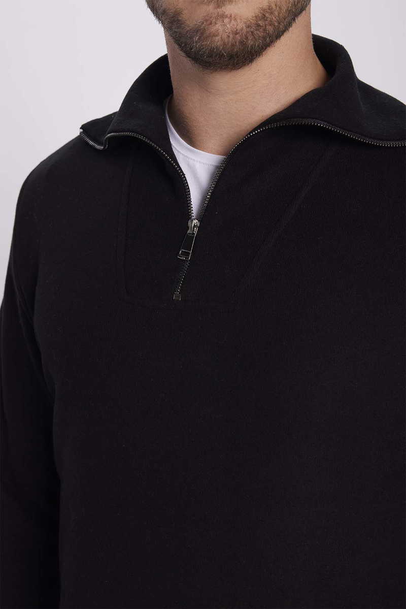 Plain Black Sweatshirt