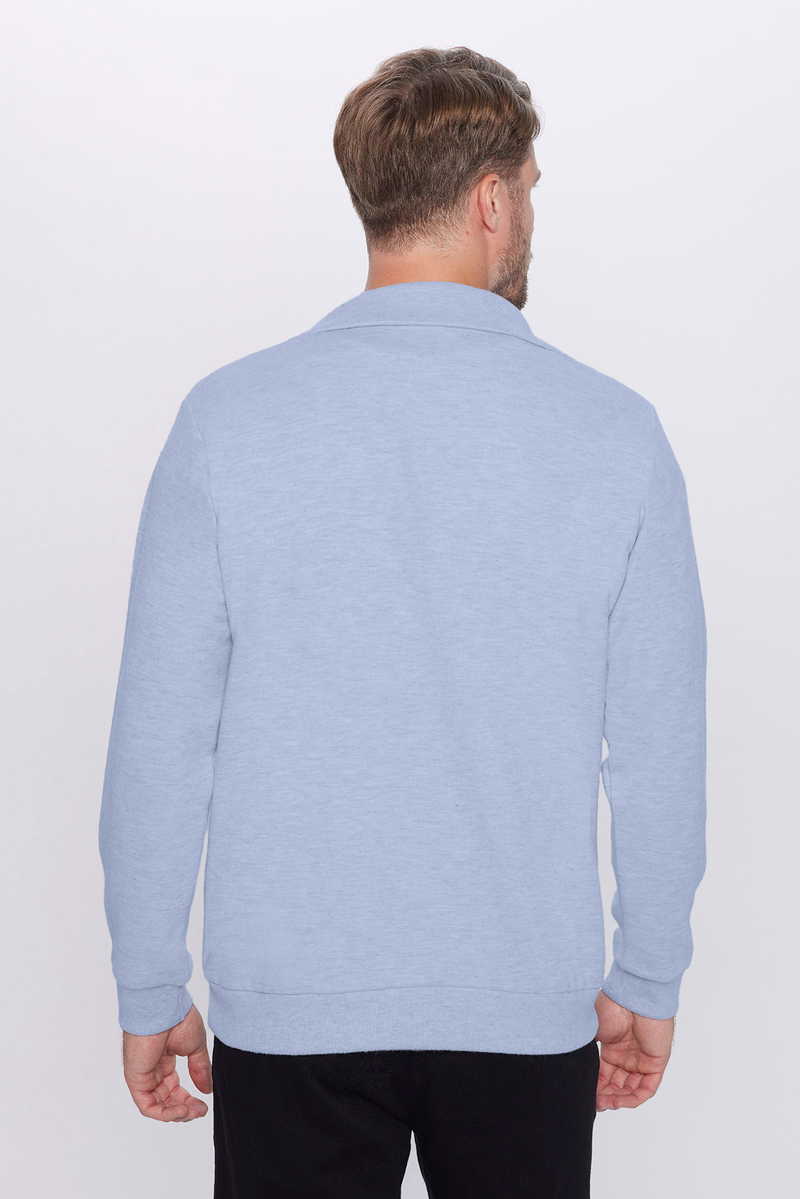 Plain Blue Sweatshirt