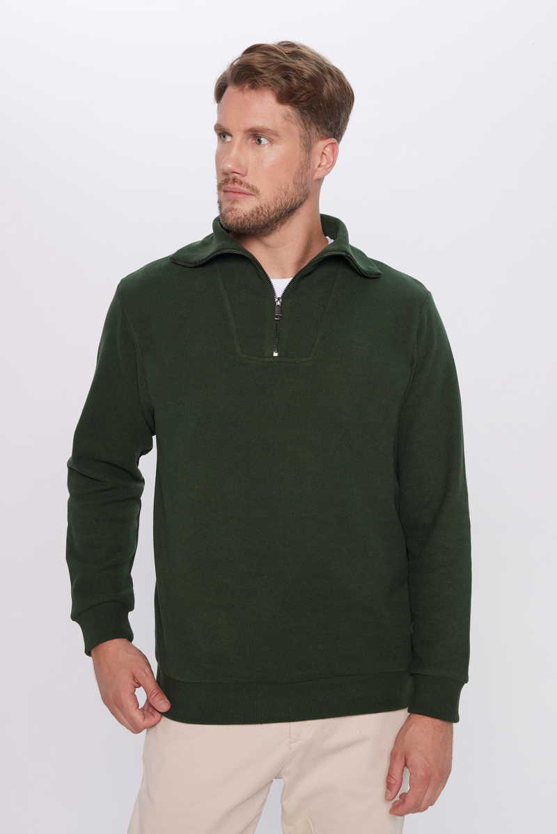 Plain Green Sweatshirt