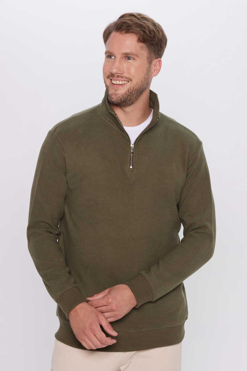 Plain Khaki Sweatshirt