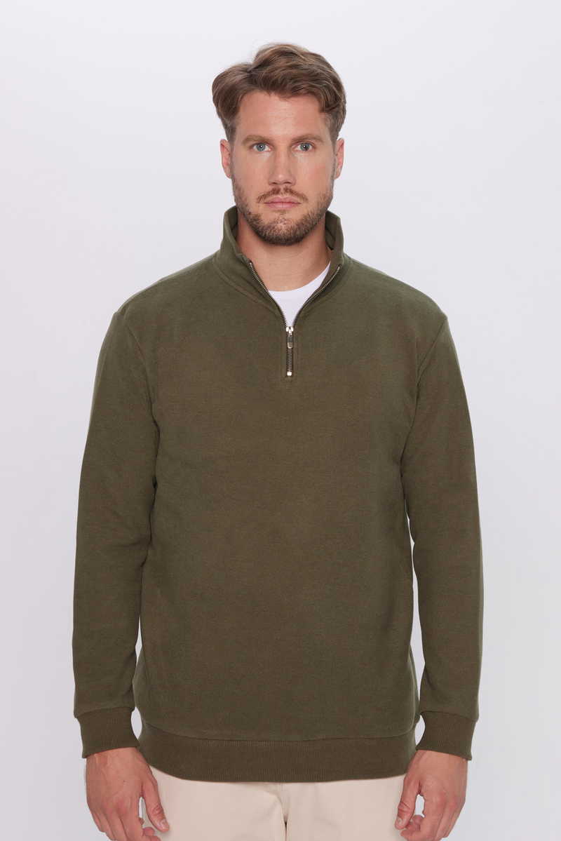 Plain Khaki Sweatshirt