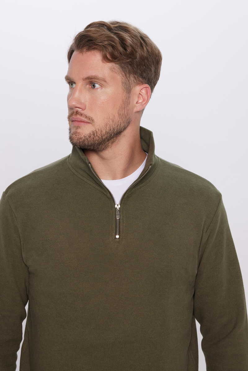 Plain Khaki Sweatshirt