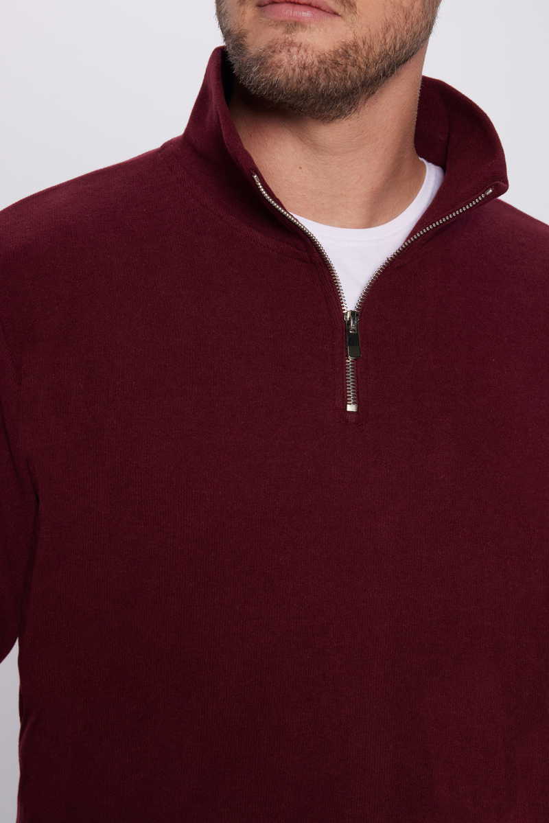 Plain Claret Red Sweatshirt