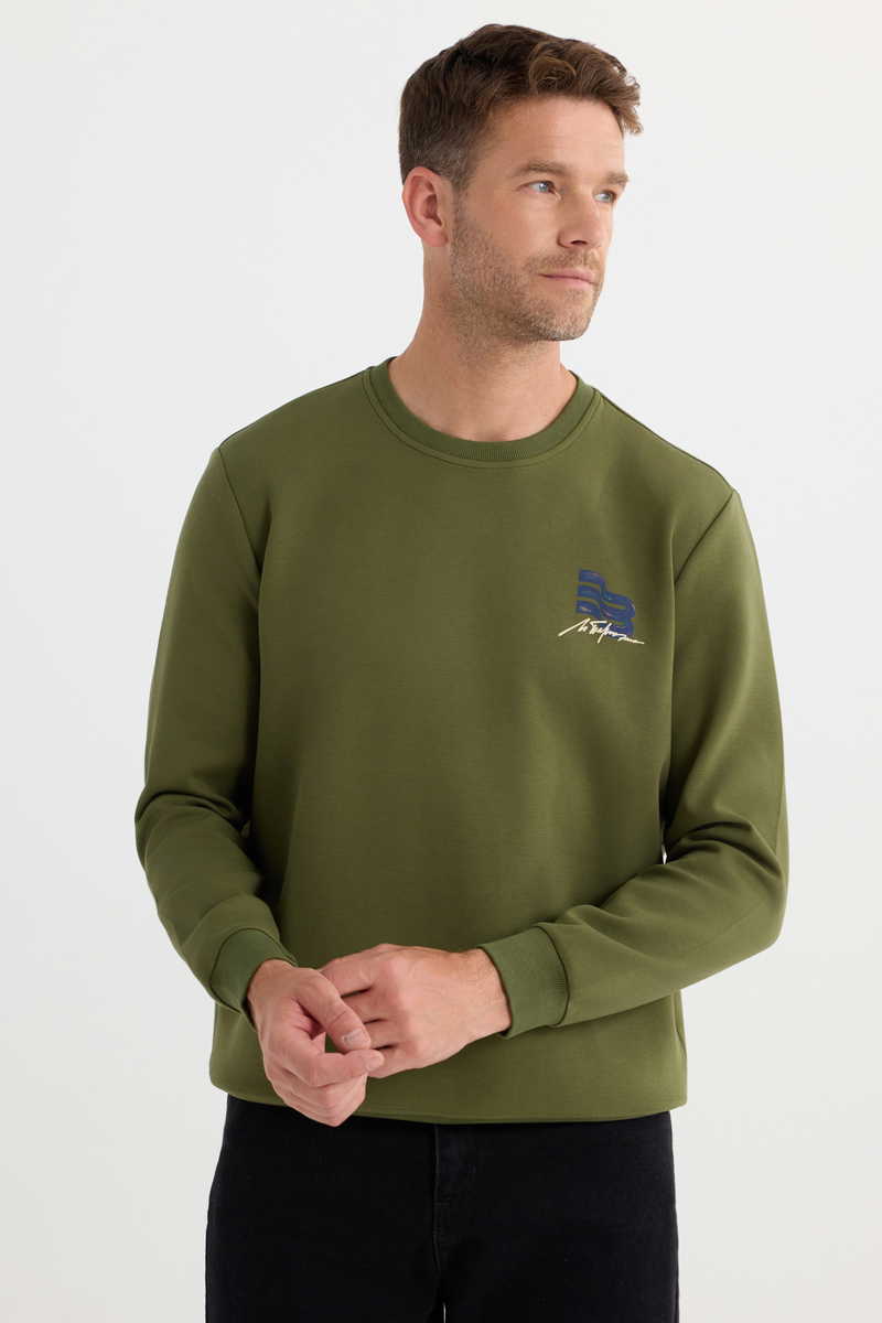 Printed Green Sweatshirt