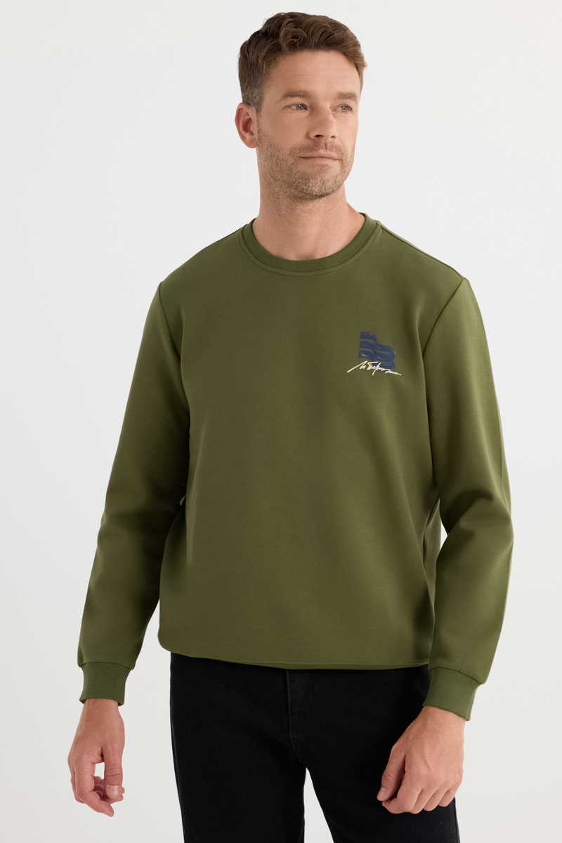 Printed Green Sweatshirt Printed Green Sweatshirt