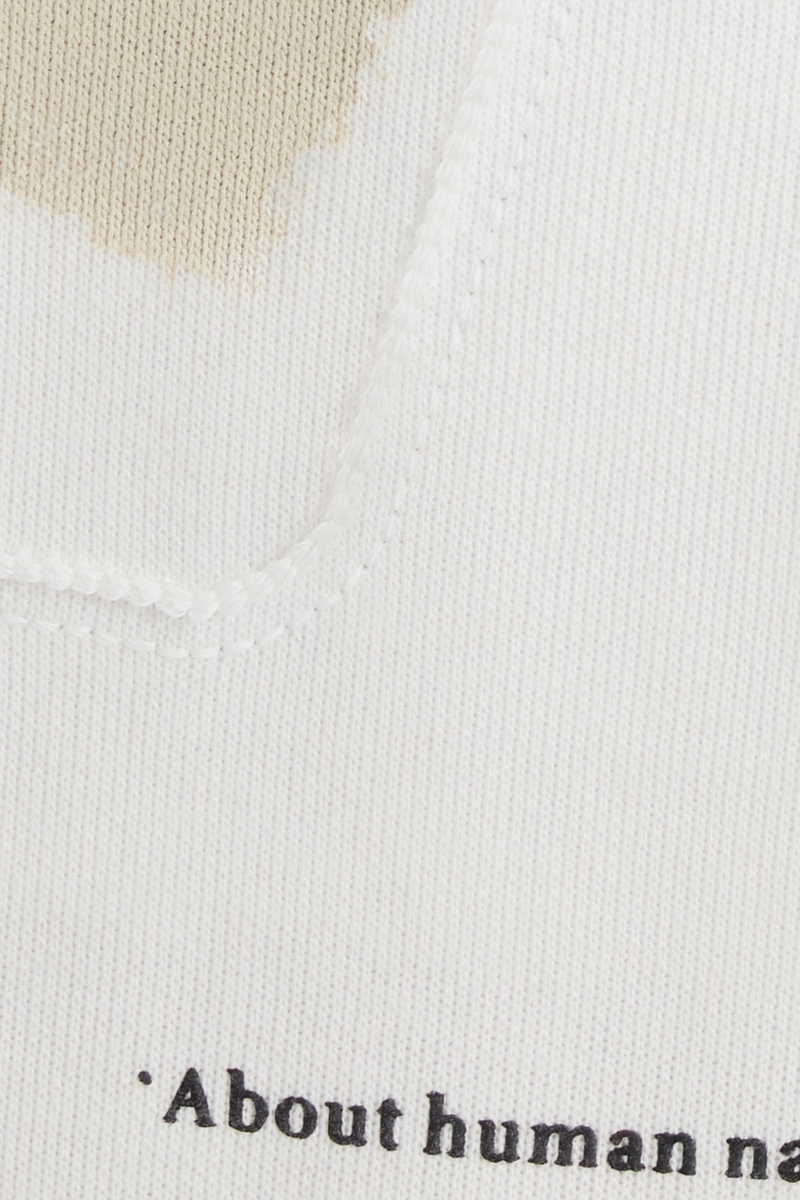 Printed Ecru Sweatshirt