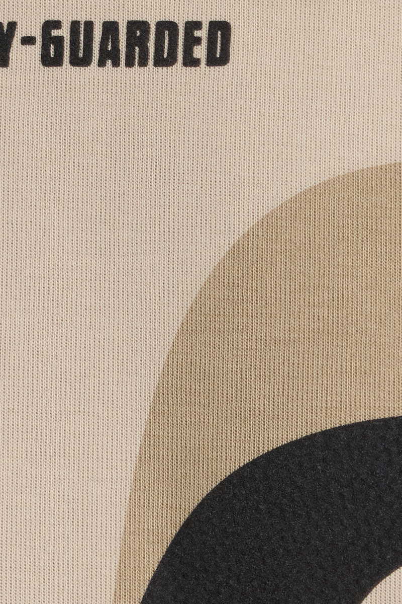 Printed Beige Sweatshirt