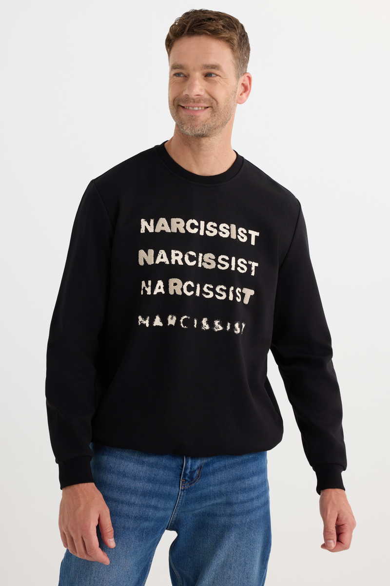 Printed Black Sweatshirt