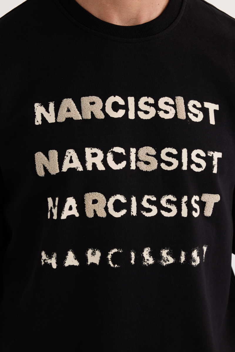 Printed Black Sweatshirt