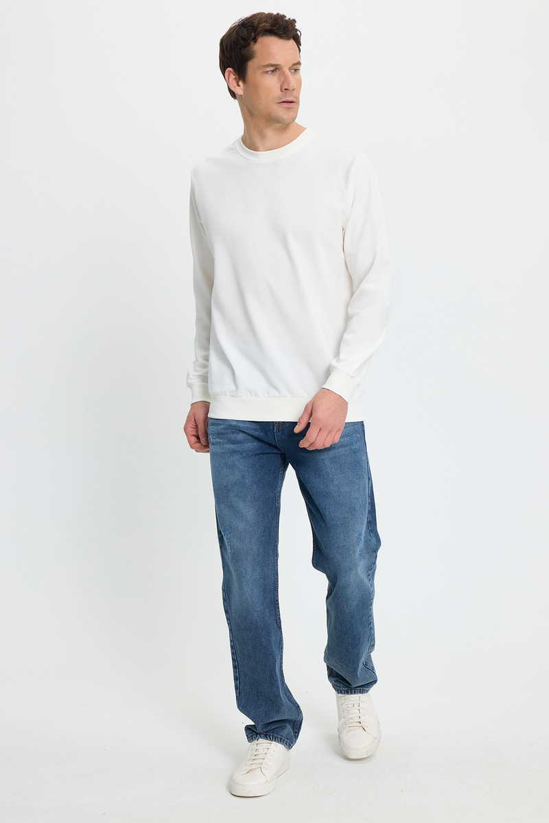 Plain White Sweatshirt Plain White Sweatshirt
