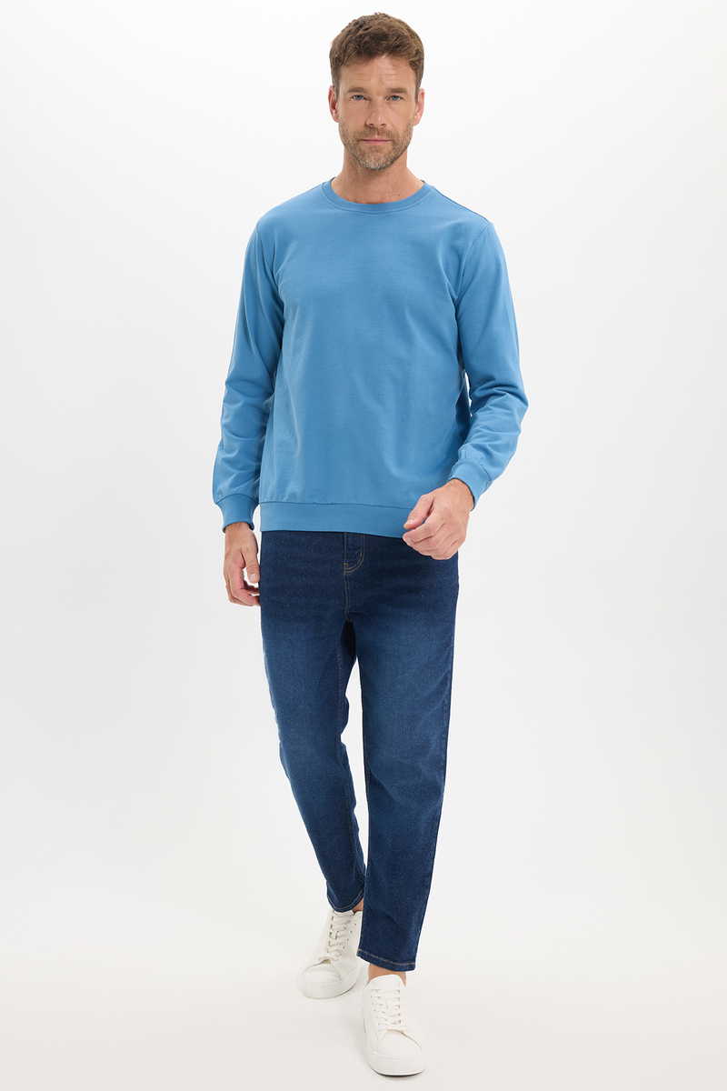 Plain Blue Sweatshirt