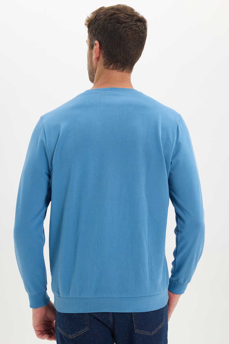 Plain Blue Sweatshirt