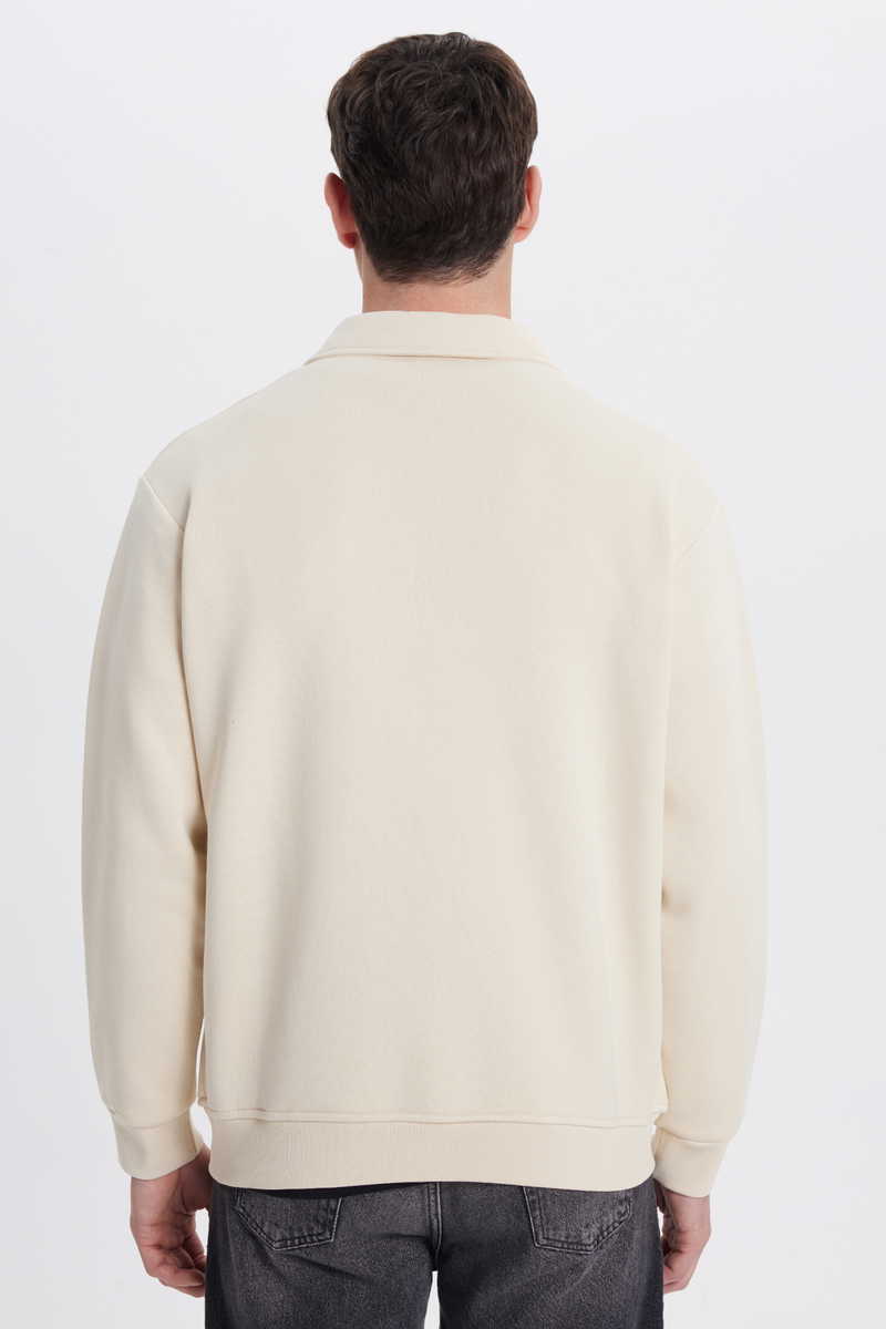 Beige Sweatshirt