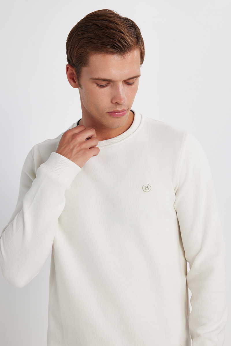 Slim Fit Sweatshirt Slim Fit Sweatshirt