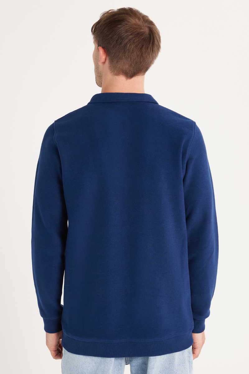 Plain Indigo Sweatshirt