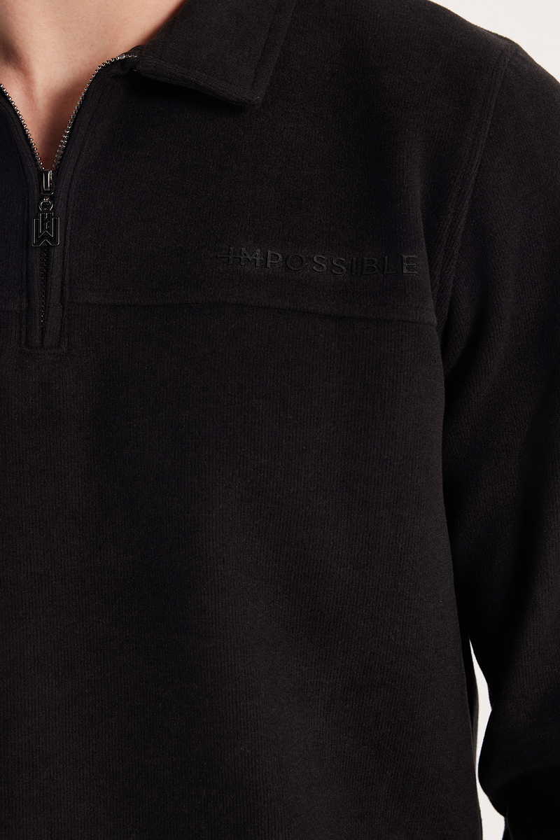 Plain Black Sweatshirt