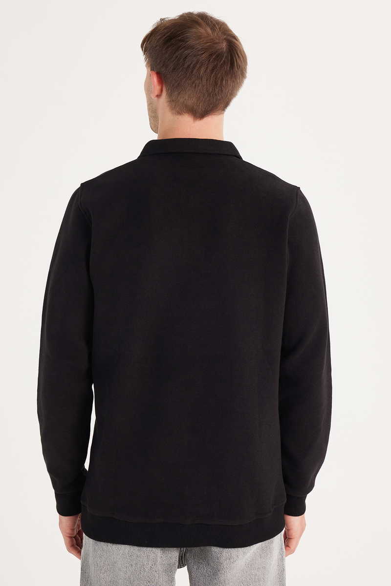 Plain Black Sweatshirt