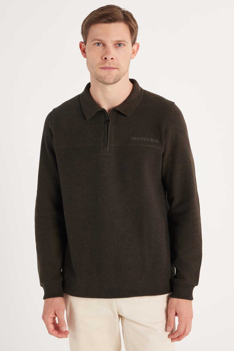 Plain Brown Sweatshirt