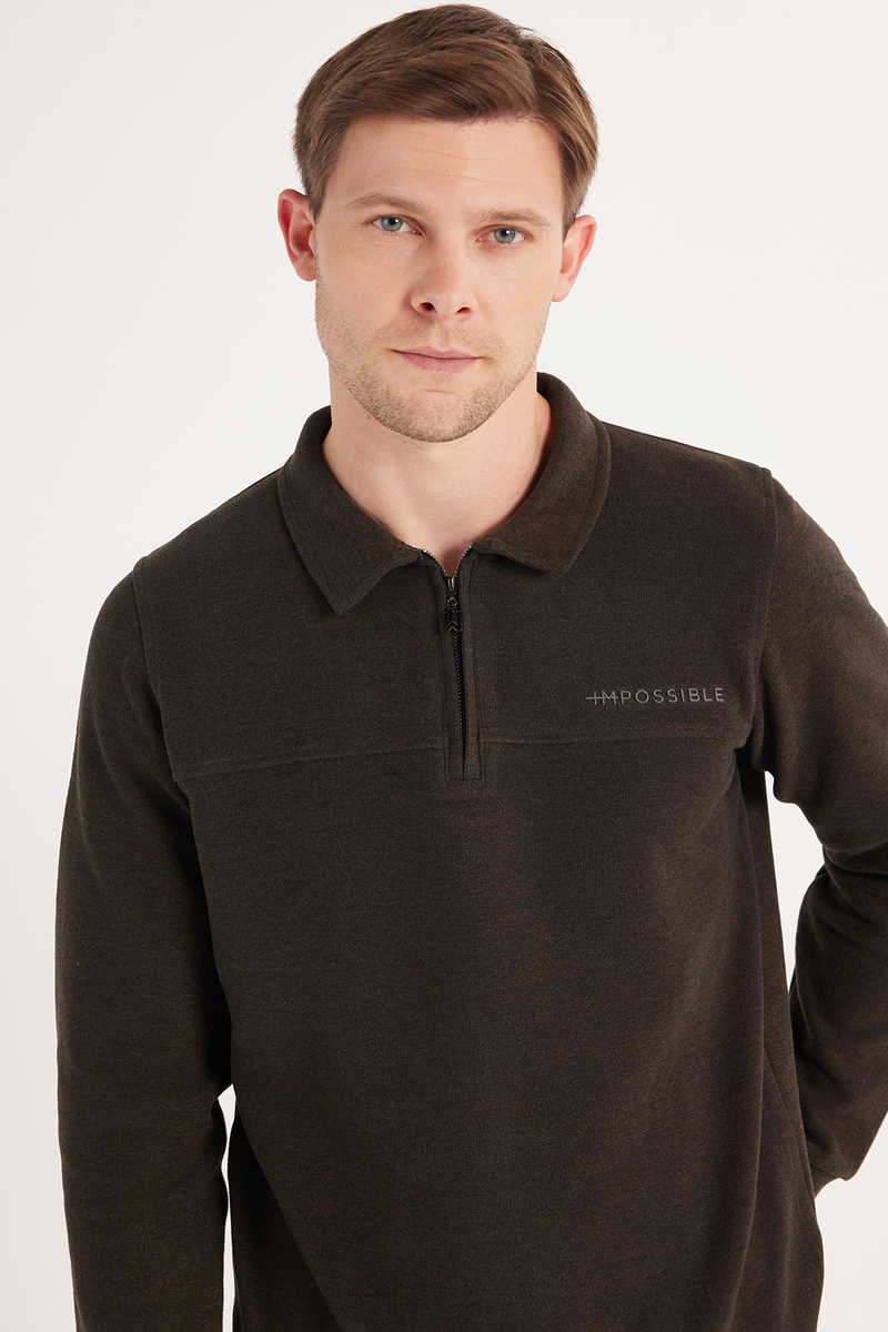 Plain Brown Sweatshirt