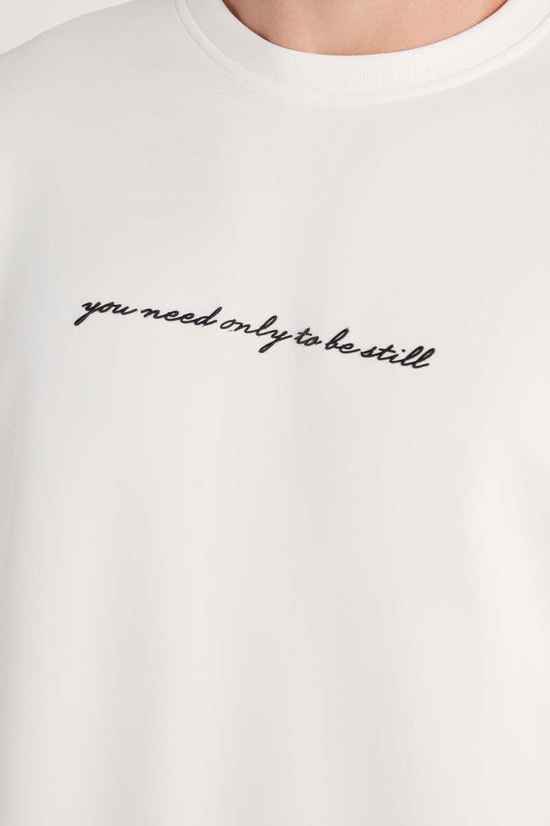 Plain White Sweatshirt