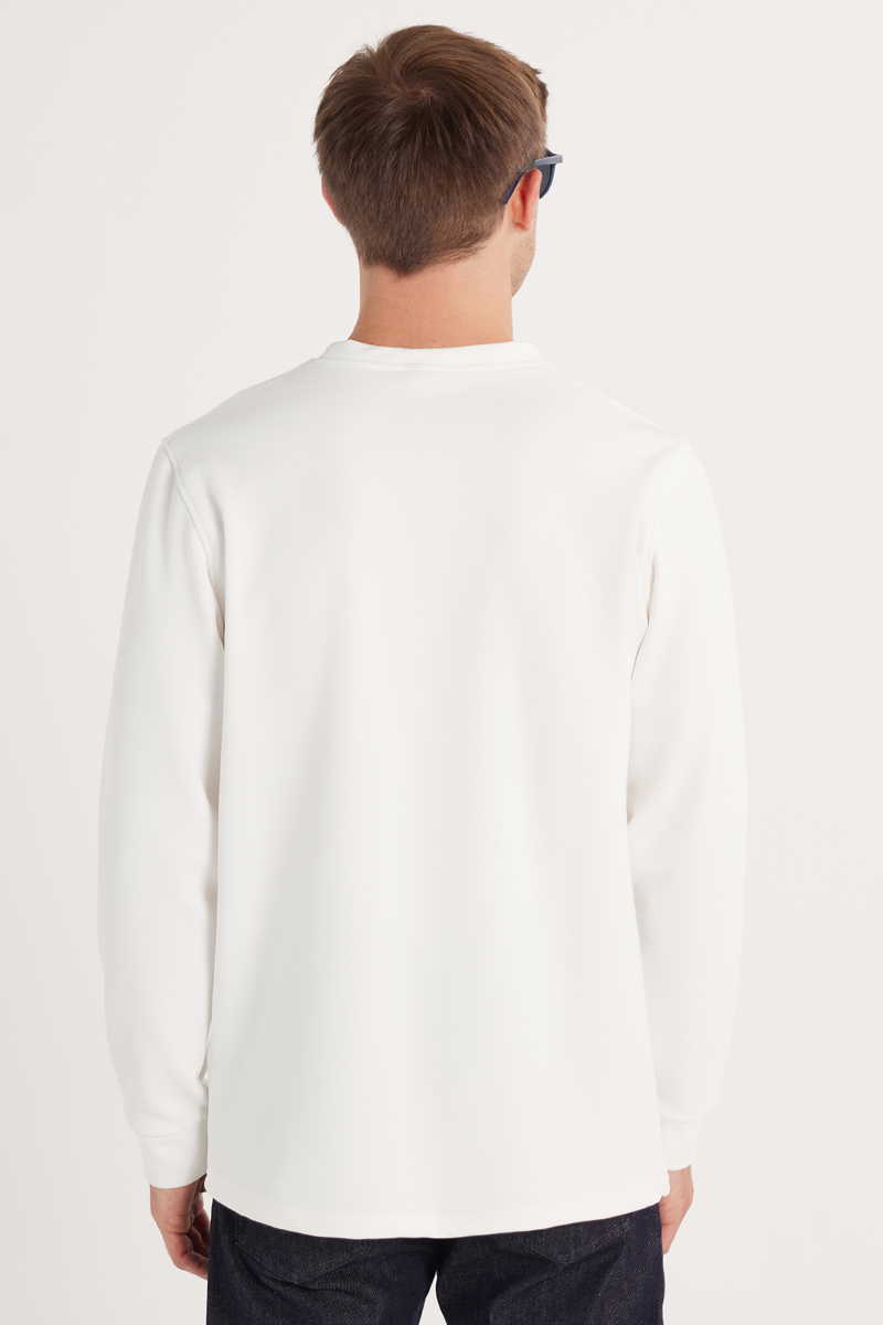 Plain White Sweatshirt