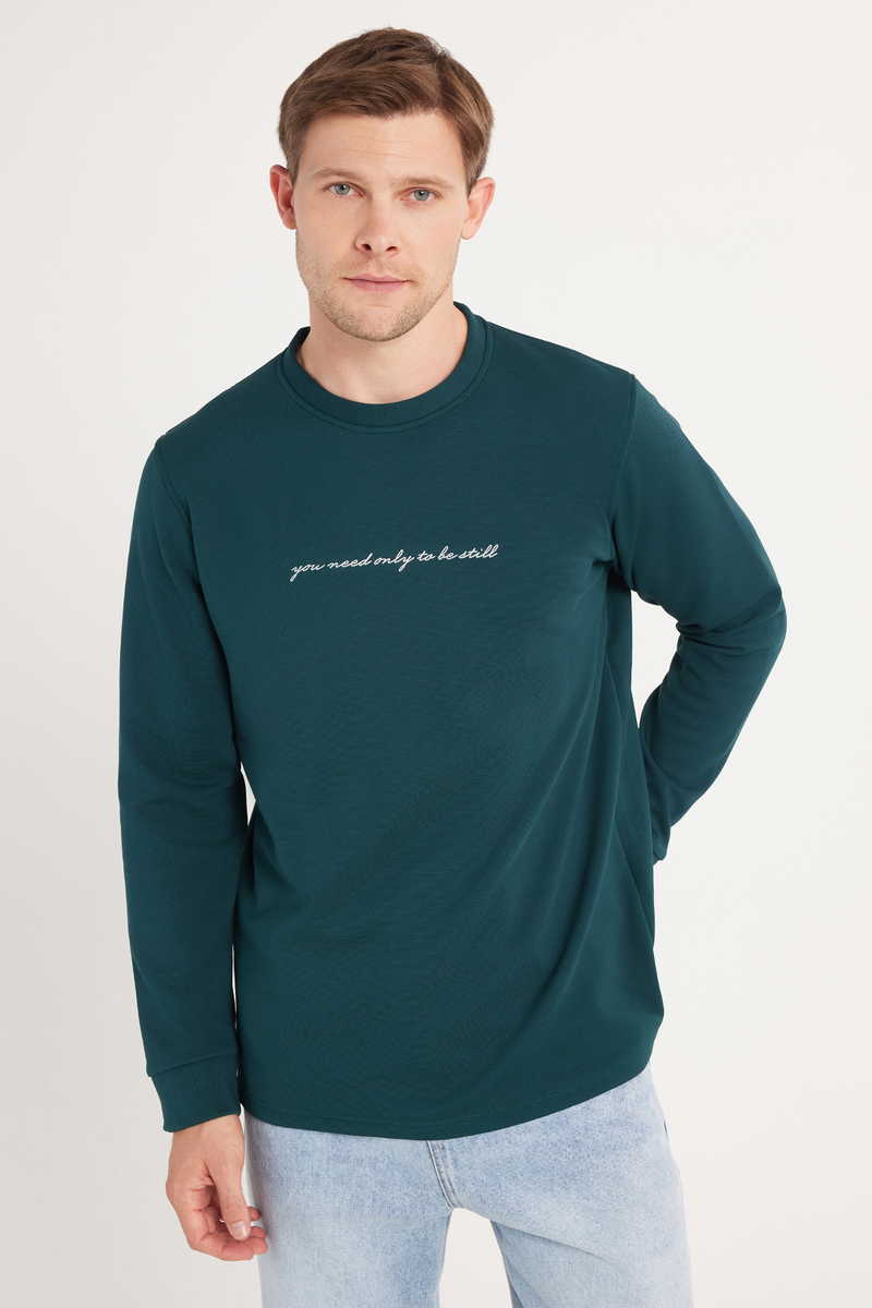 Plain Green Sweatshirt