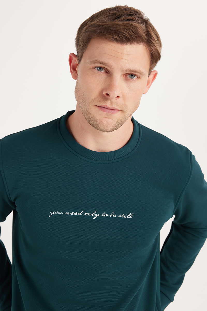 Plain Green Sweatshirt