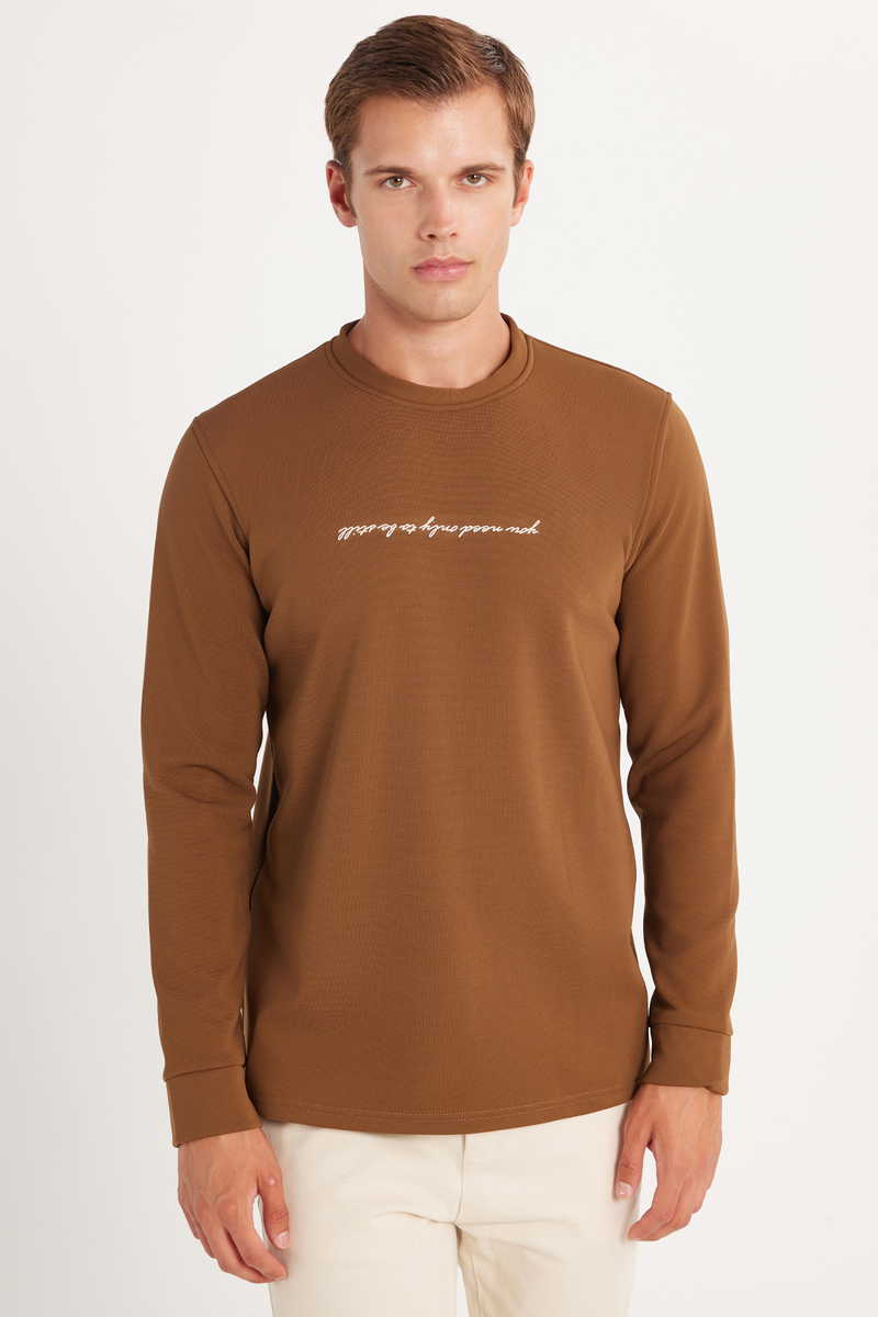 Plain Brown Sweatshirt