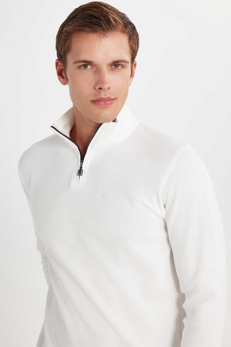 Slim Fit Sweatshirt Slim Fit Sweatshirt