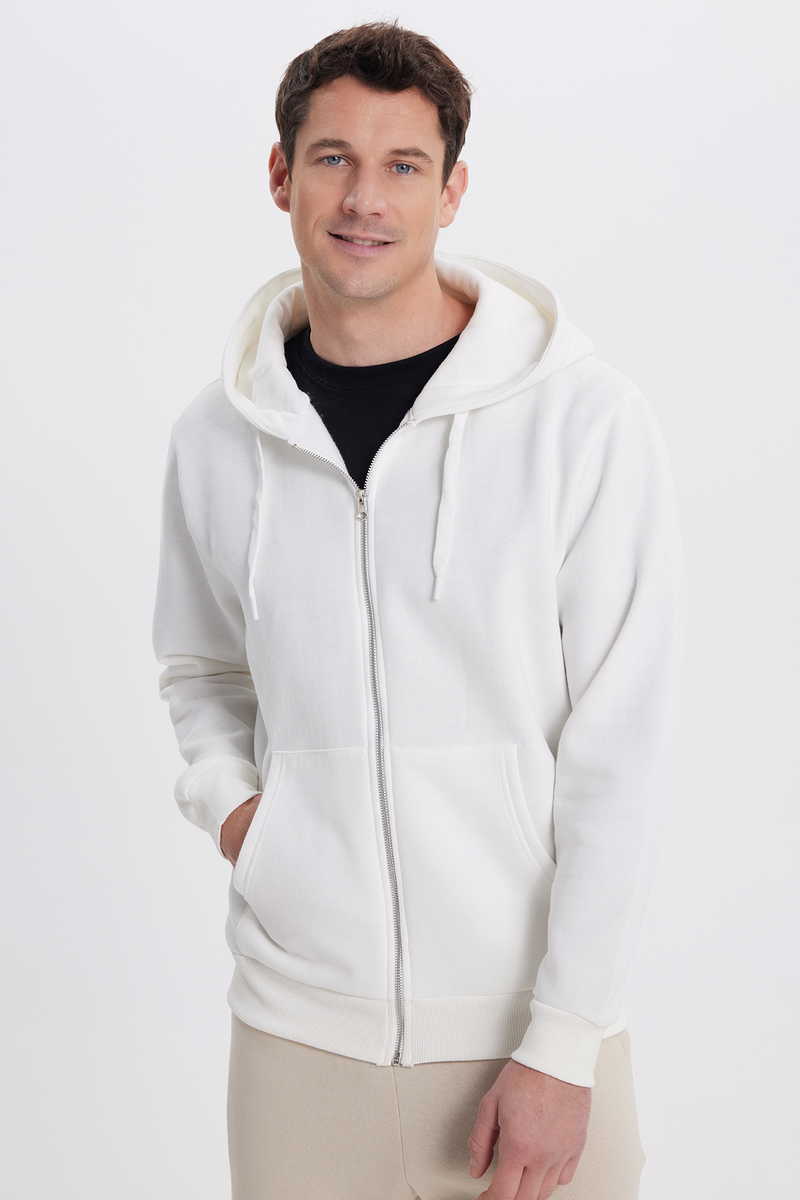 Plain White Sweatshirt