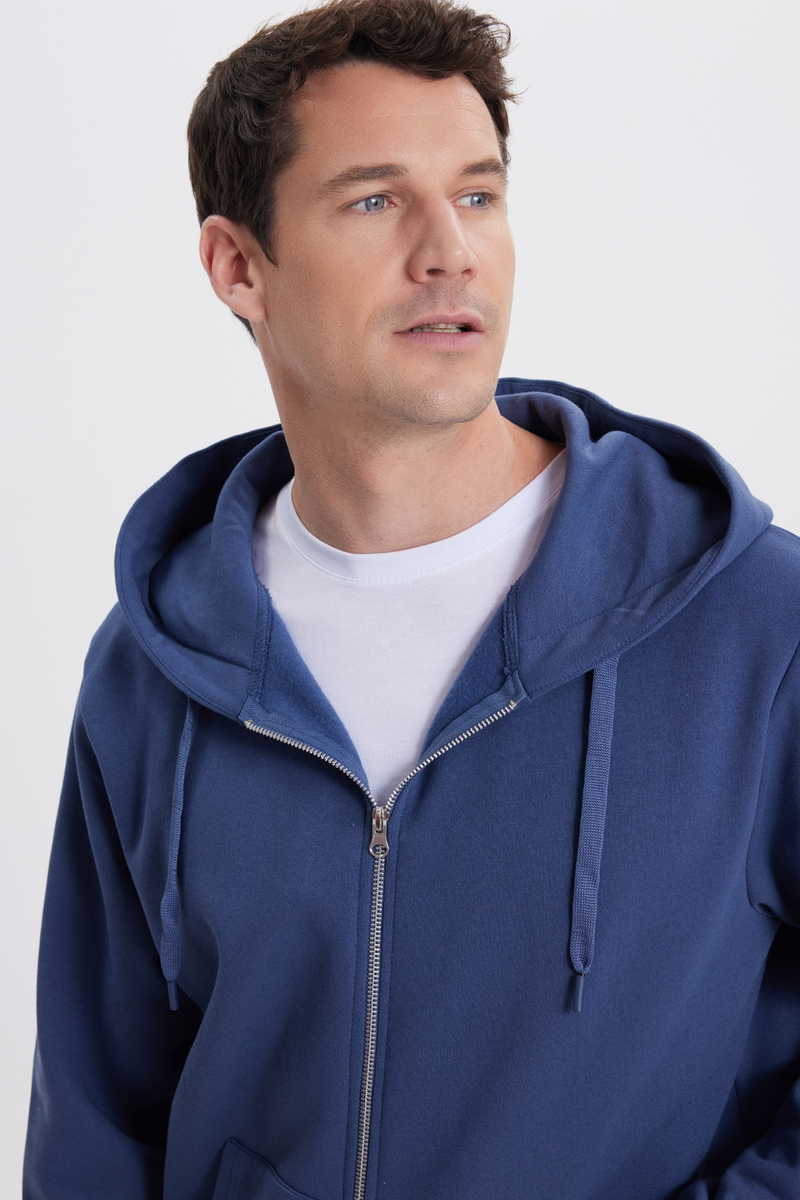 Plain Indigo Sweatshirt