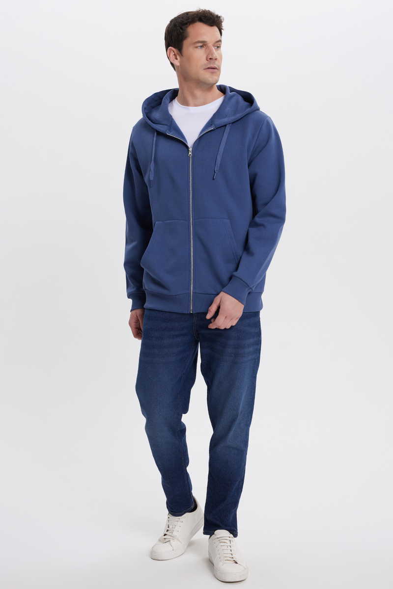 Plain Indigo Sweatshirt